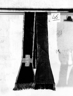 stola, elemento d'insieme - manifattura toscana (sec. XIX)