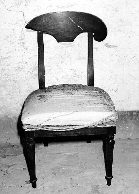 sedia, serie - produzione emiliana (sec. XIX)