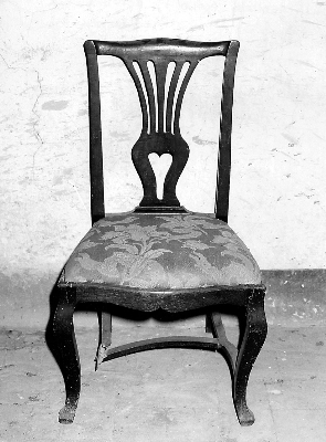 sedia - produzione toscana (sec. XIX)