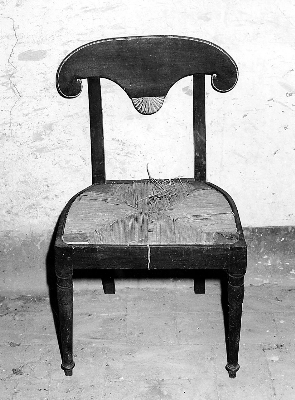 sedia - produzione toscana (sec. XIX)