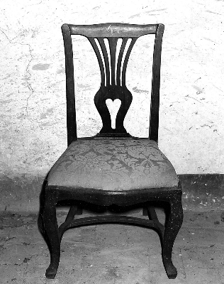 sedia - produzione italiana (seconda metà sec. XVIII)