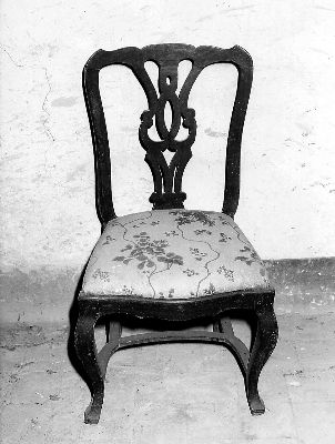 sedia - bottega italiana (seconda metà sec. XVIII)