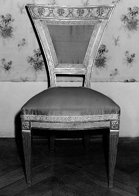 sedia, serie - bottega lucchese (sec. XIX)