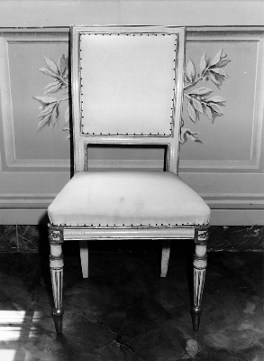 sedia - produzione italiana (fine sec. XVIII)