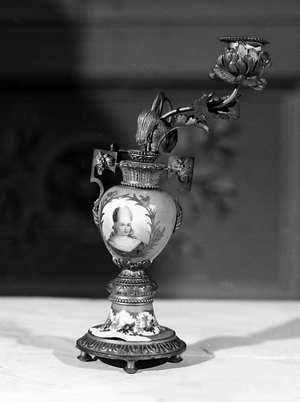 candelabro - manifattura francese (metà sec. XIX)