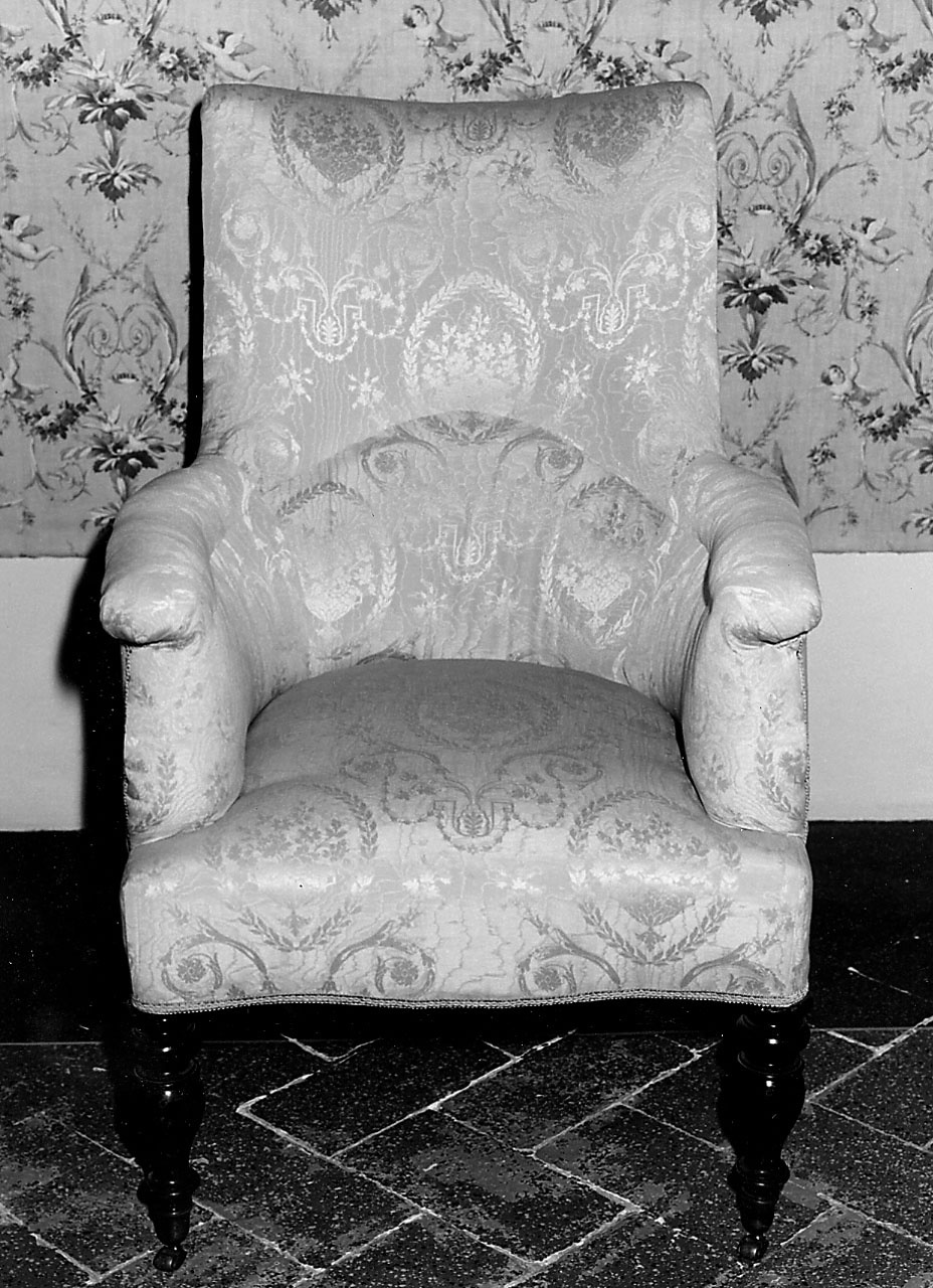 poltrona - bottega italiana (sec. XIX)