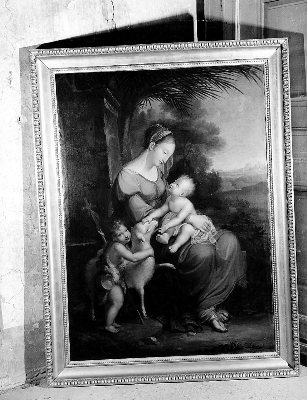Madonna con bambino e Santo Giovannino (dipinto) di Martellini Gasparo (sec. XIX)