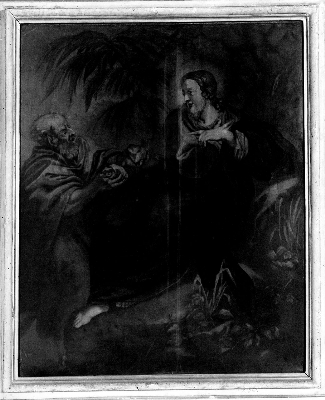 Cristo tentato da Satana (dipinto) - ambito toscano (sec. XVIII)