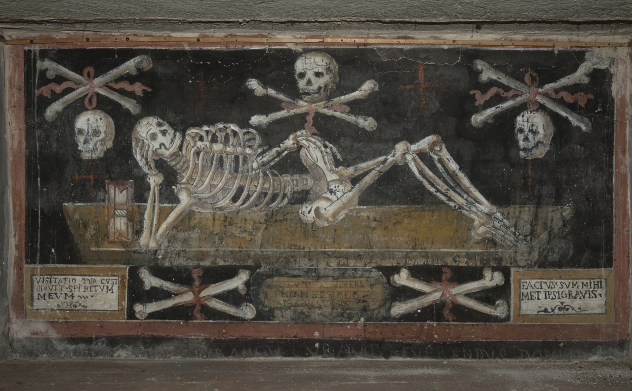 Morte (dipinto, complesso decorativo) - ambito toscano (prima metà sec. XVIII)