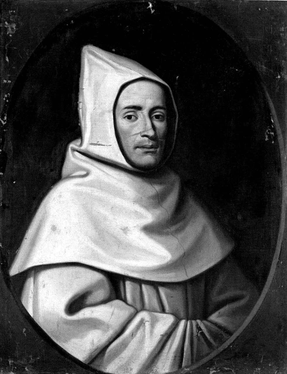 ritratto di un benedettino (dipinto) - ambito fiorentino (prima metà sec. XVII)