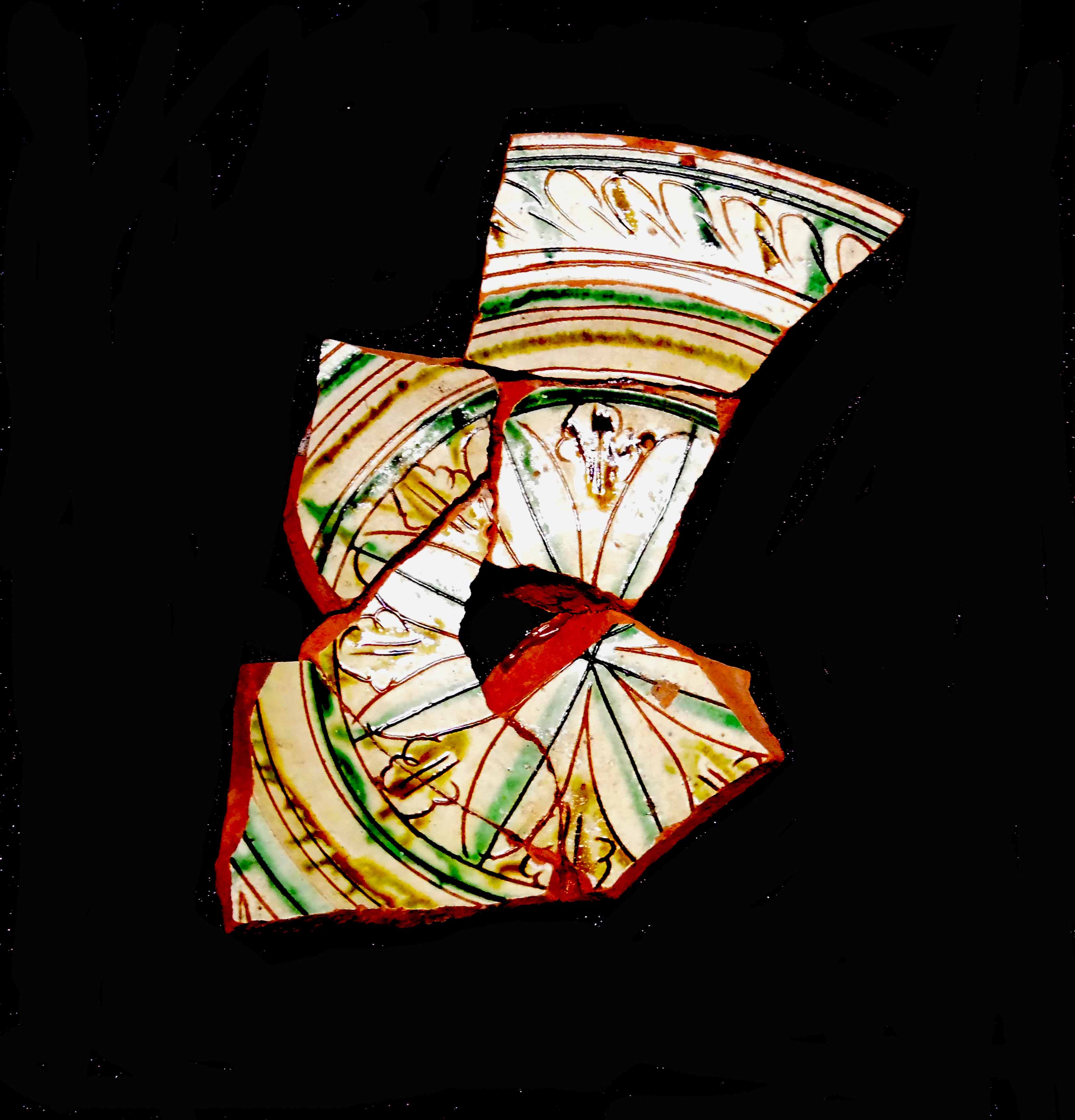 piatto, frammento di Autore ignoto (laboratorio) - ambito lucchese (XV-XVI secolo)