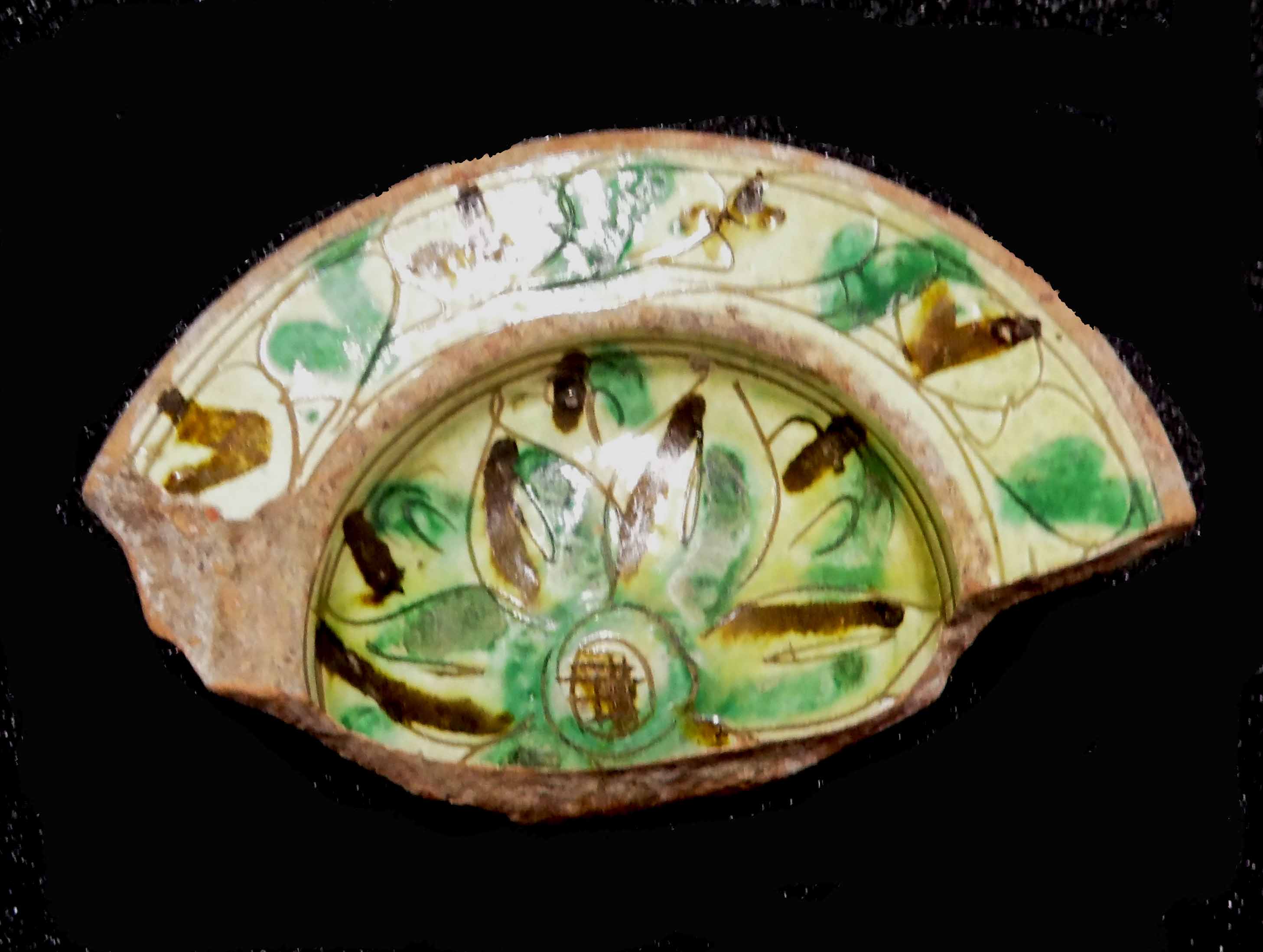 scodellina, frammento di Autore ignoto (laboratorio) - ambito lucchese (XV-XVI secolo)