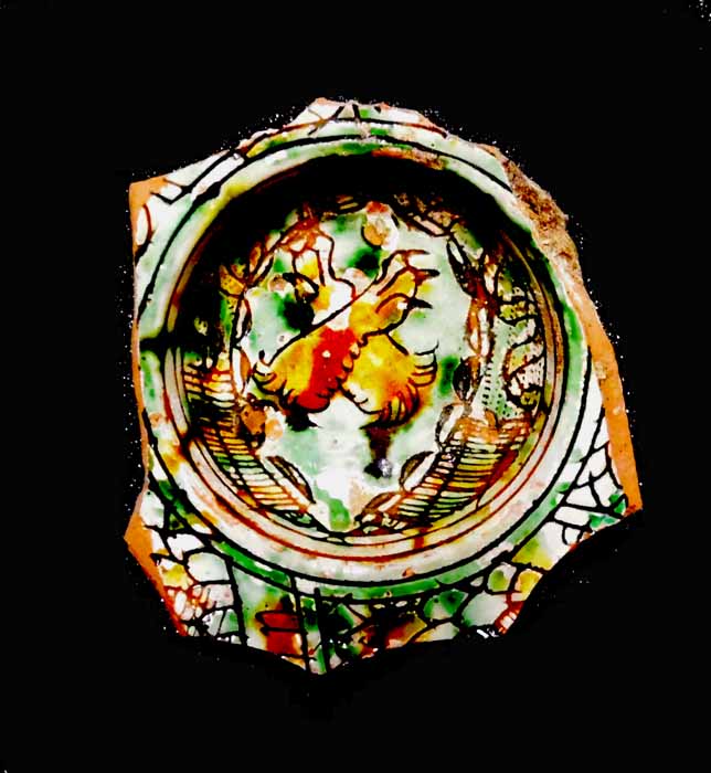 scodellina, frammento di Autore ignoto (laboratorio) - ambito padano (XV-XVI secolo)