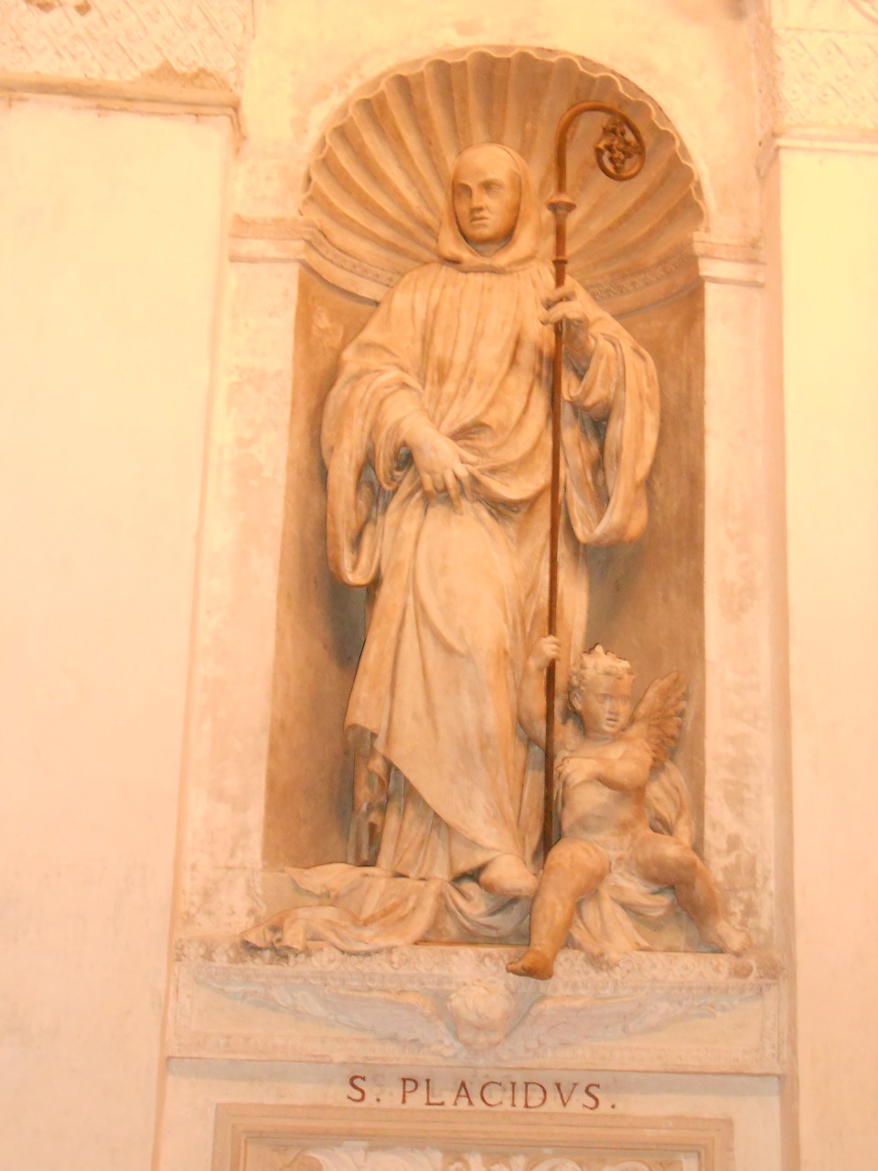 San Placido (statua, opera isolata) di Begarelli Antonio (bottega) (sec. XVI)