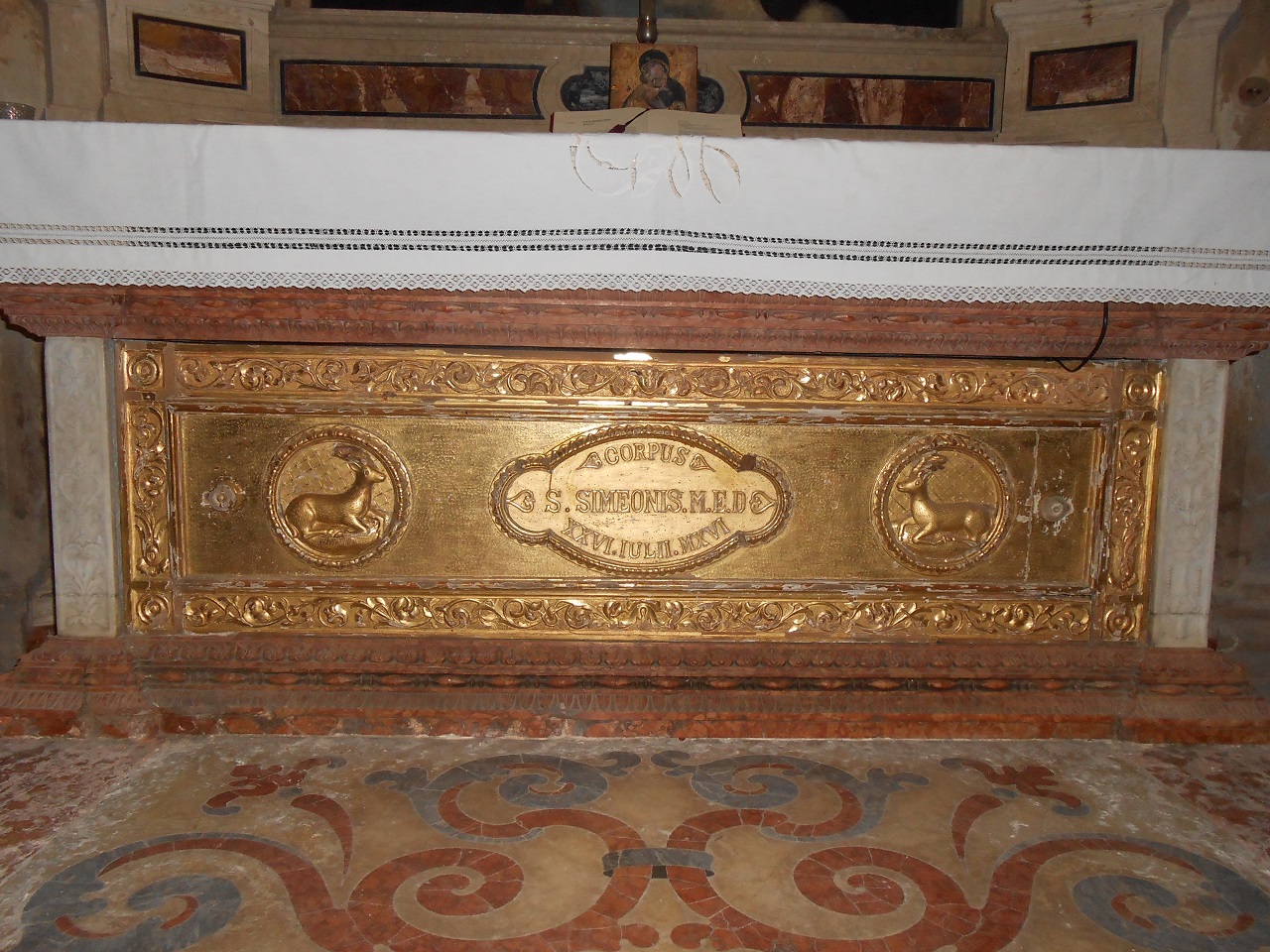 Cerve (paliotto, opera isolata) - bottega mantovana (fine sec. XVIII)