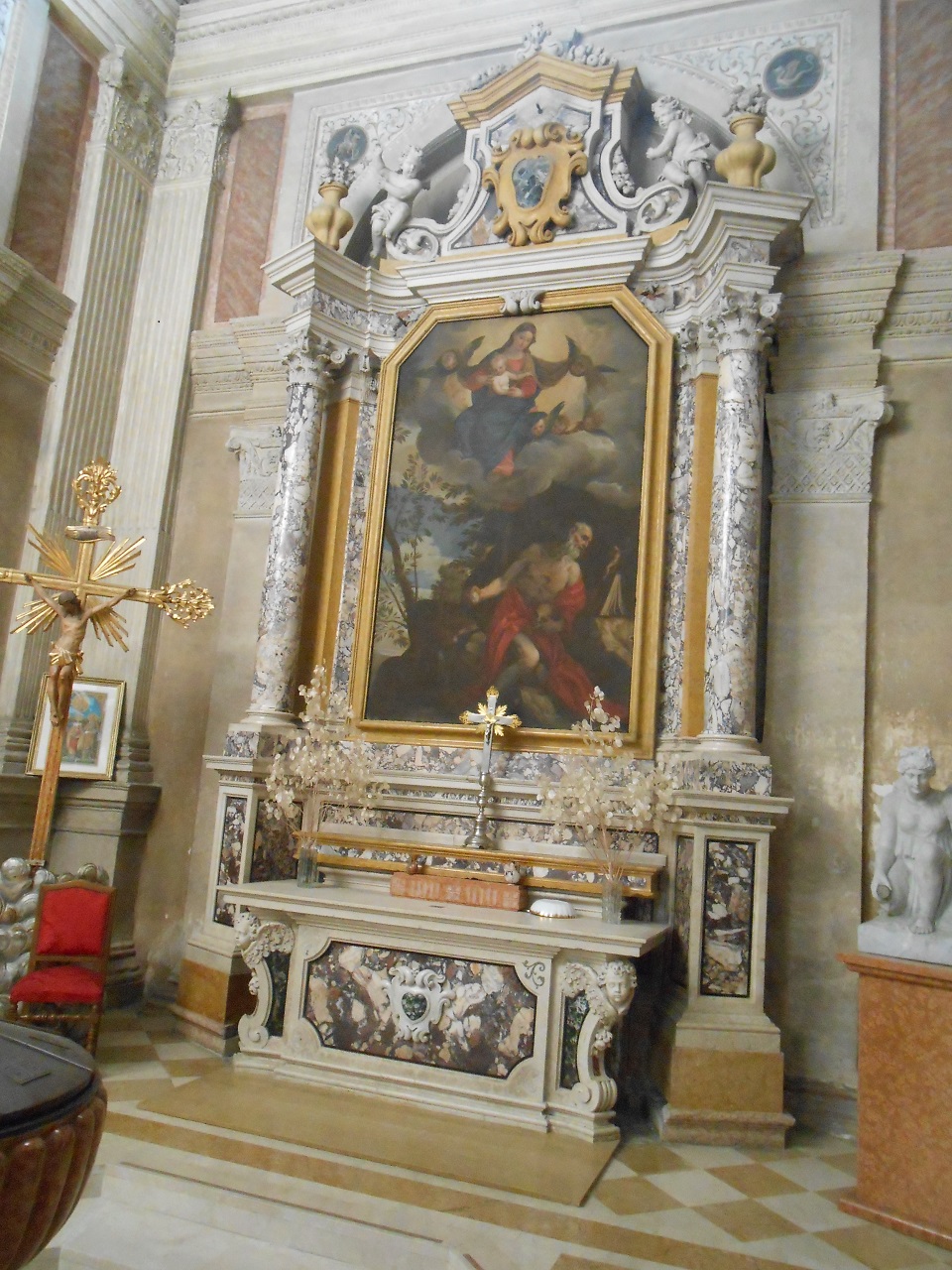 altare, opera isolata - bottega mantovana (sec. XVIII)