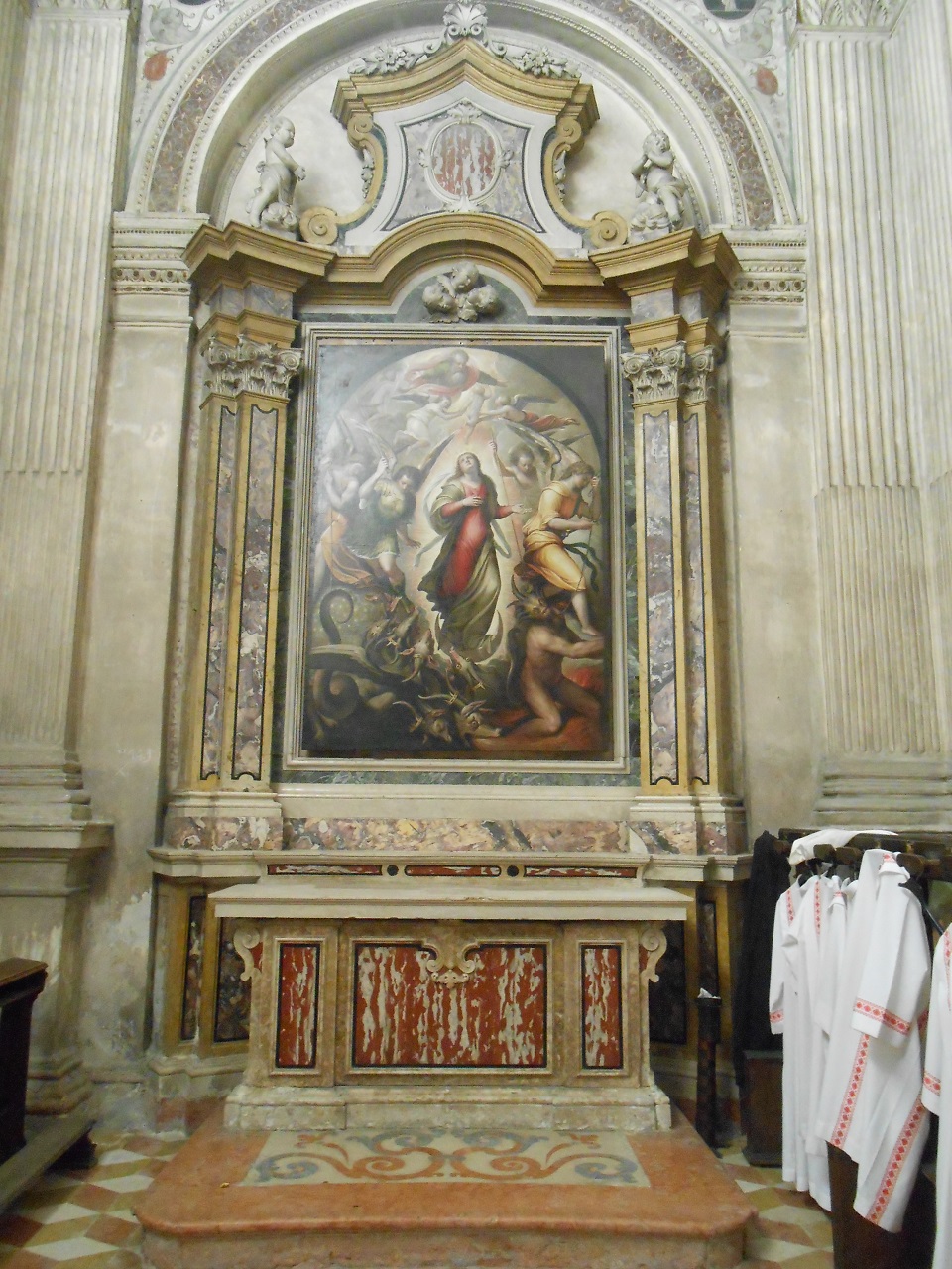 altare, opera isolata - bottega mantovana (sec. XVIII)