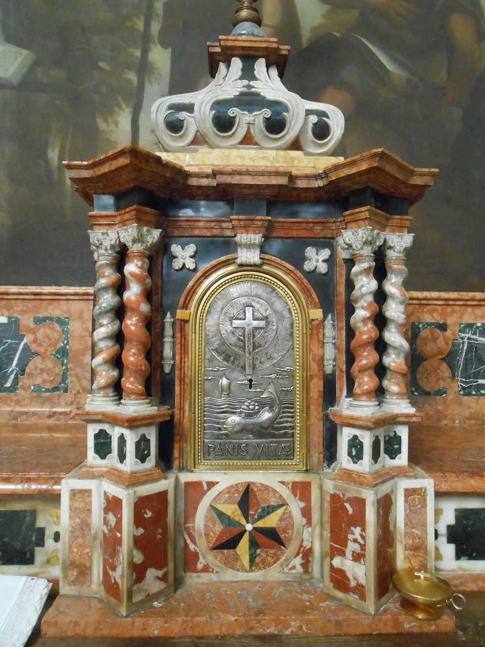 tabernacolo, opera isolata - bottega mantovana (seconda metà sec. XVII)