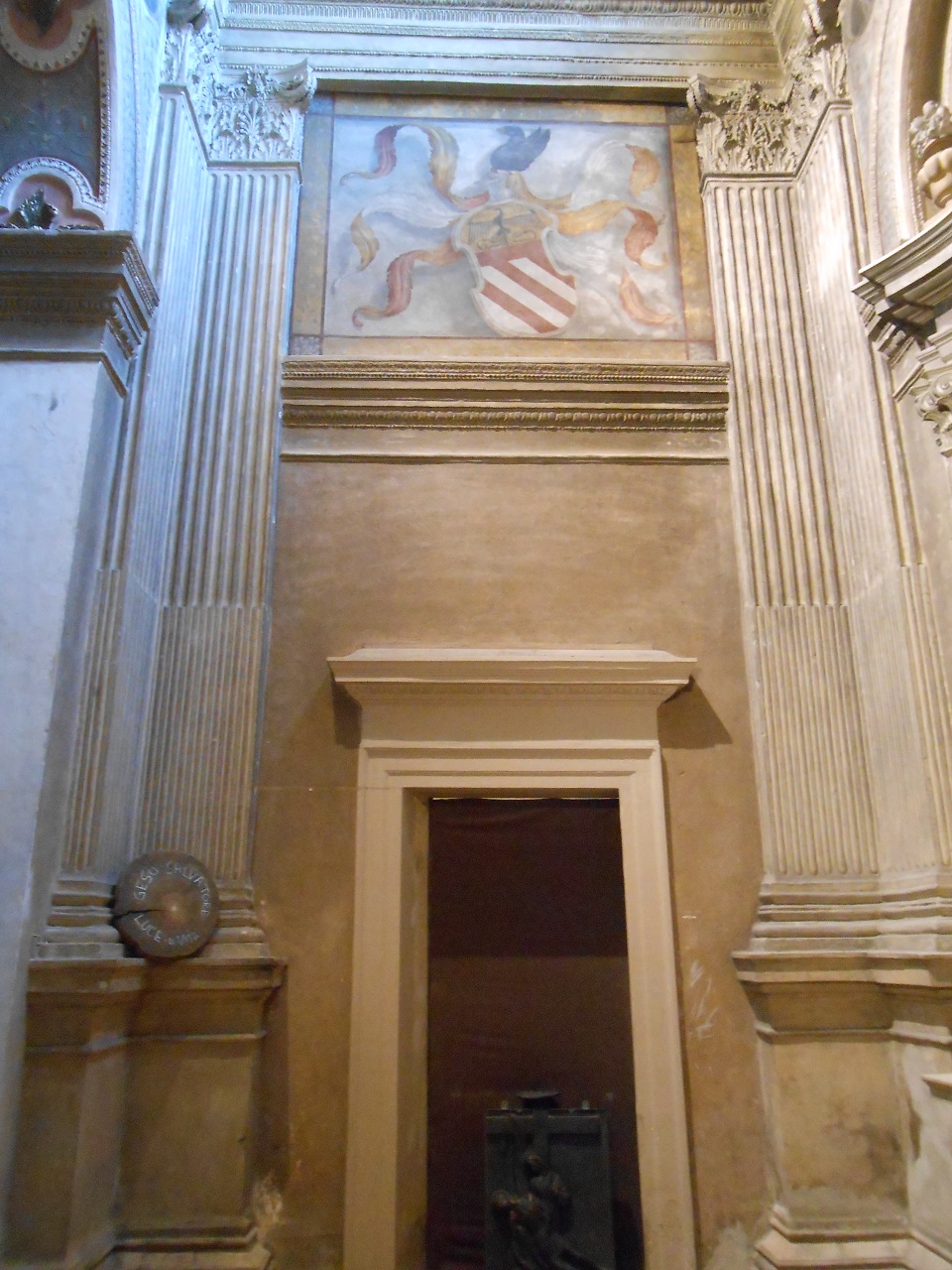 Stemma di Cesare Arsago (decorazione plastico-pittorica, complesso decorativo) di Guazzi Anselmo (bottega), Pippi Giulio detto Giulio Romano (bottega) (sec. XVI)