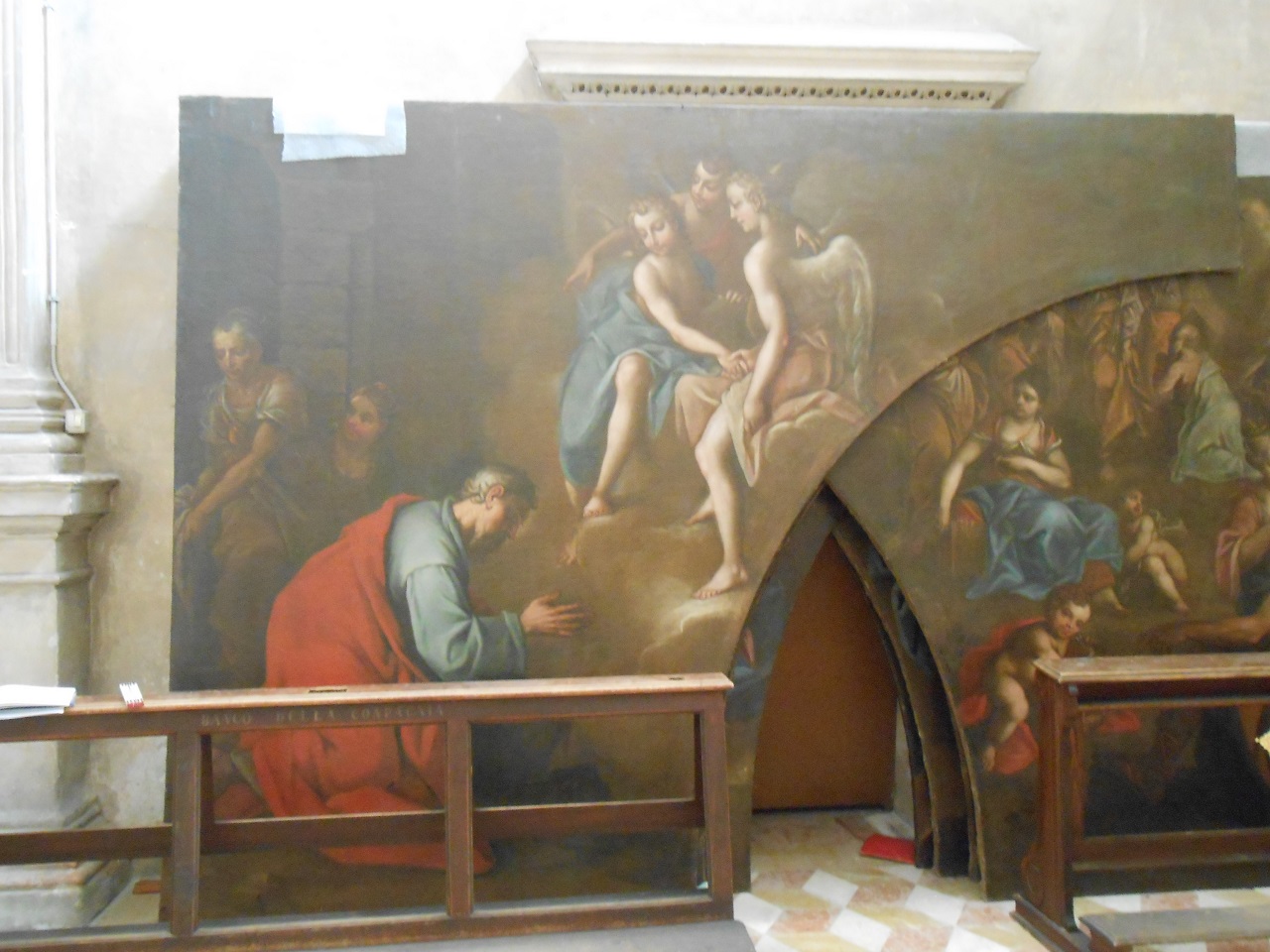 Abramo e i tre angeli (dipinto, opera isolata) (sec. XVIII)