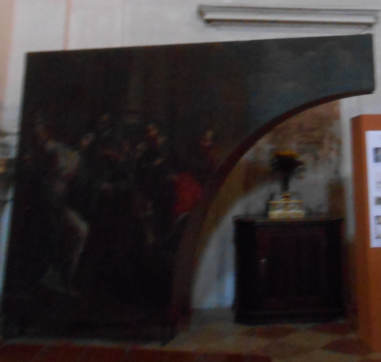 Abramo incontra i tre angeli alla quercia di Mamre (dipinto, opera isolata) (sec. XVIII)