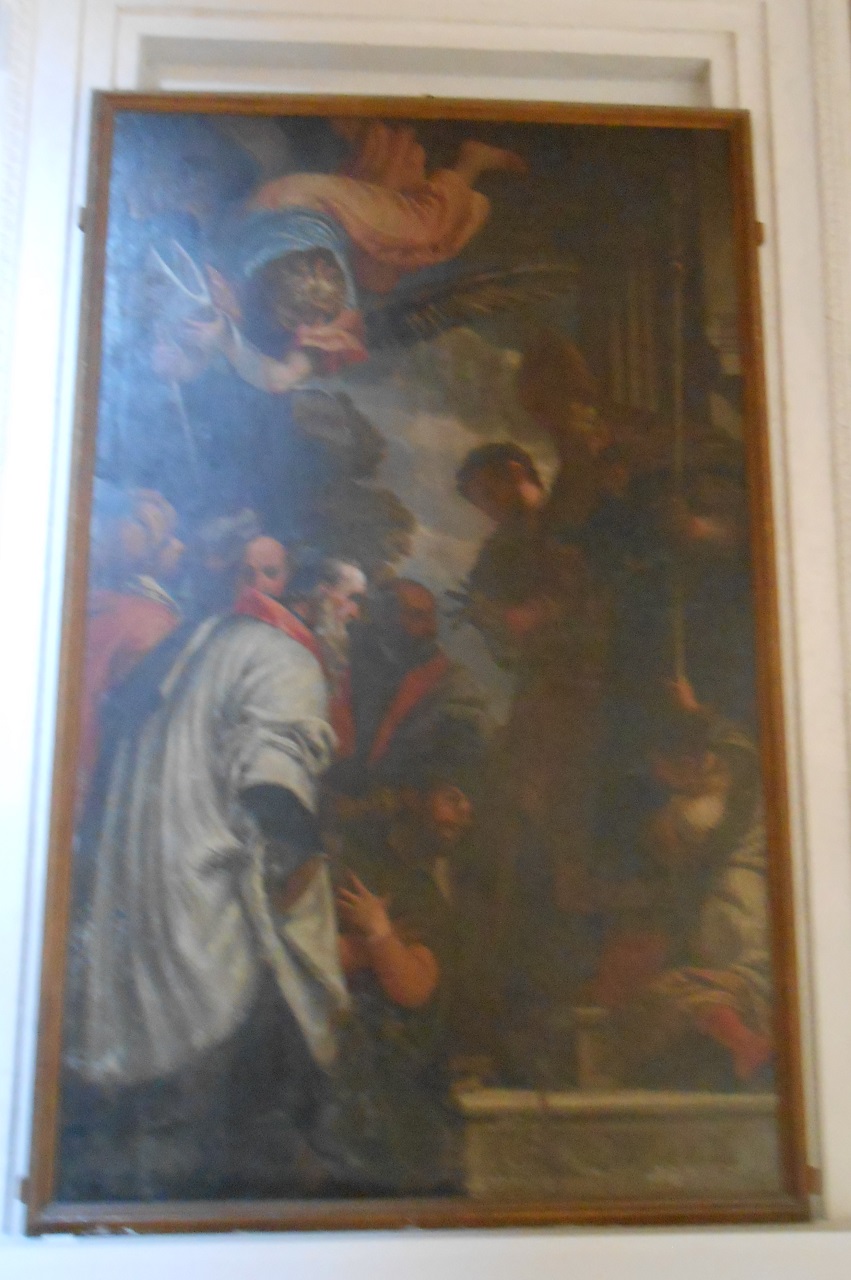 San Nicola è eletto vescovo di Mira (dipinto, opera isolata) di Turchi Giuseppe (fine sec. XVIII)