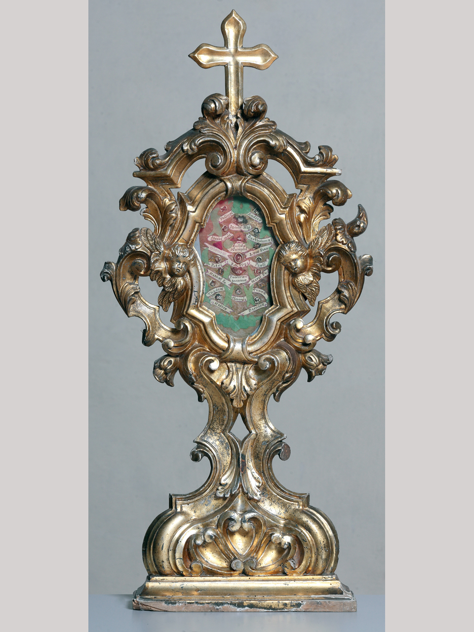 reliquiario-ostensorio, serie - ambito lombardo (prima metà XVIII)