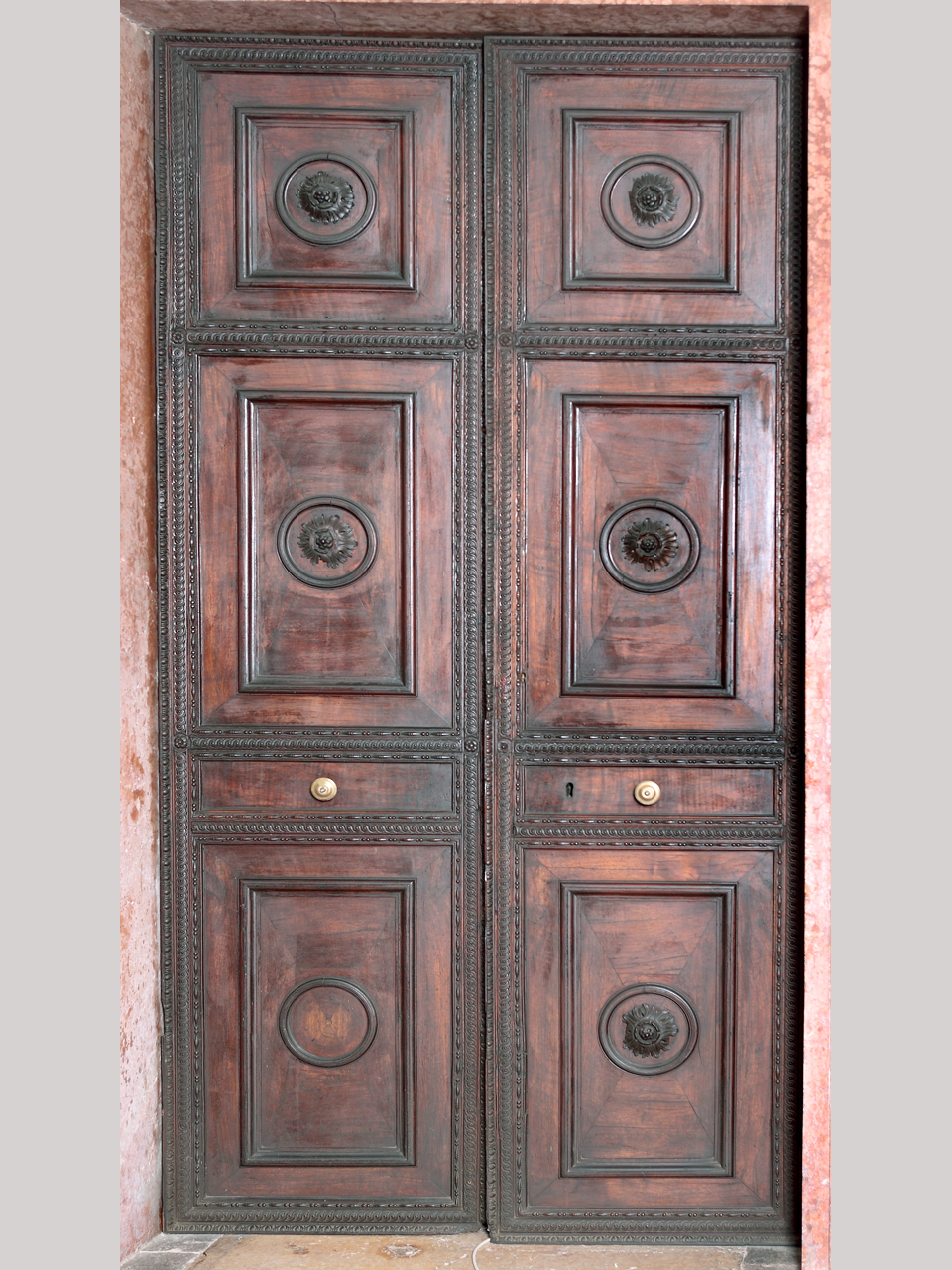 porta, elemento d'insieme - ambito mantovano (XVI)