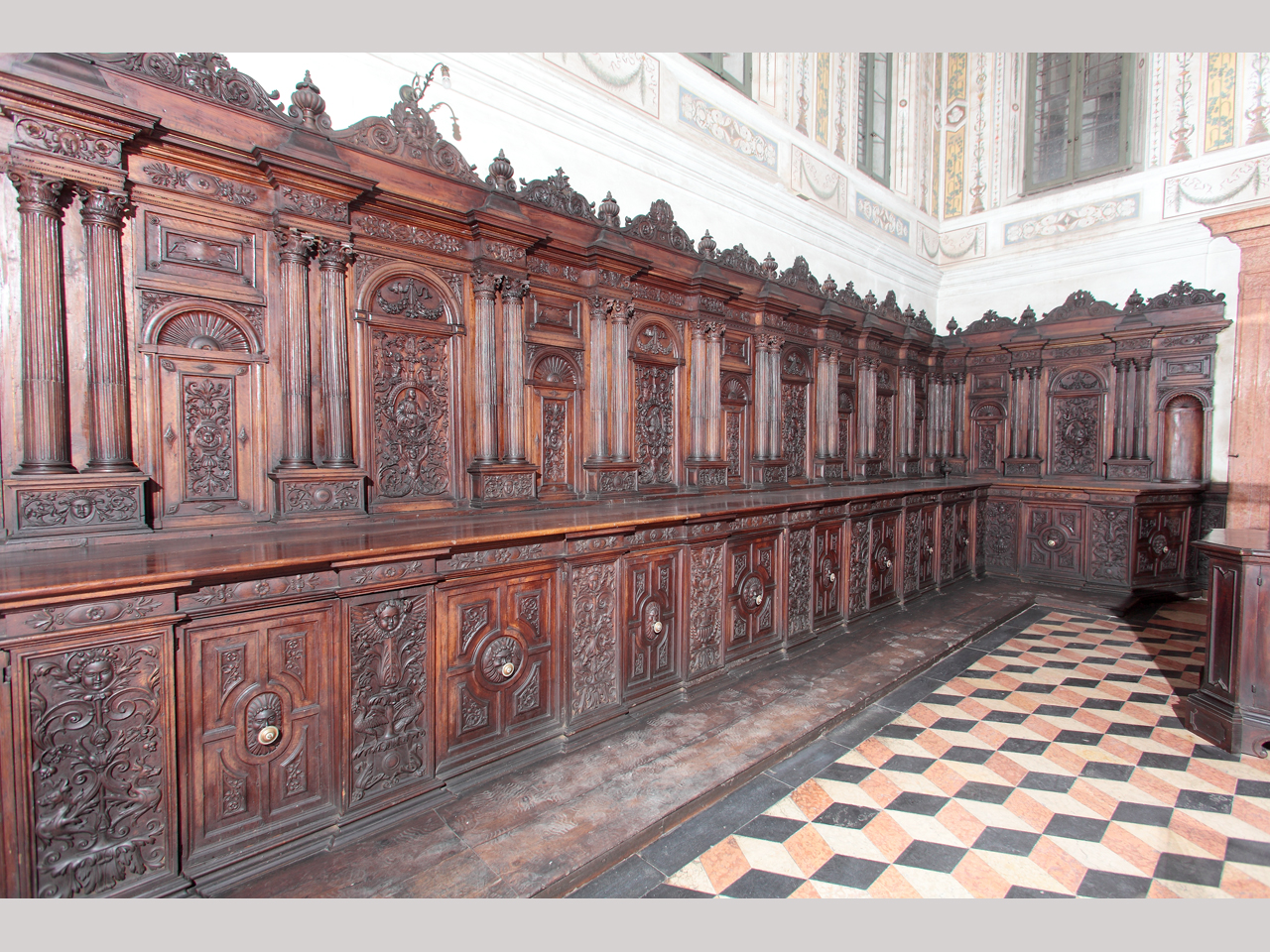 armadio da sacrestia, coppia di Piantavigna Giovanni Maria (XVI)