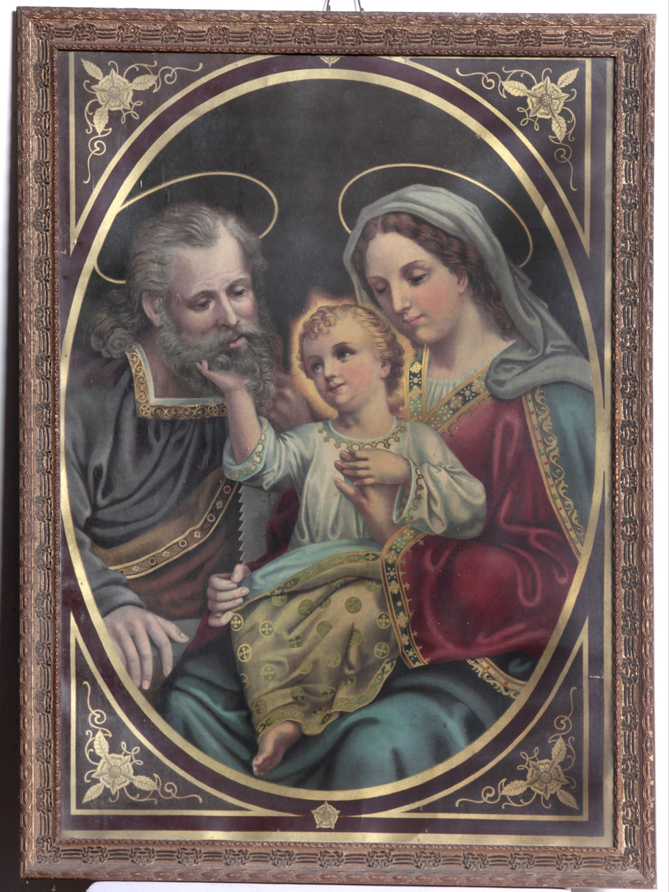 Sacra Famiglia (stampa, opera isolata) - ambito italiano (fine/ inizio XIX/ XX)