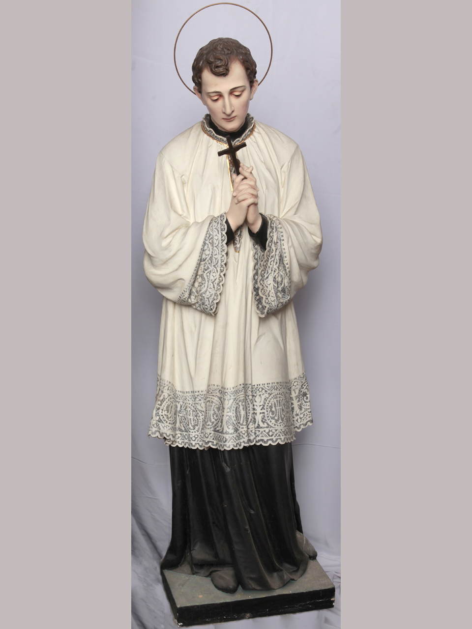 San Luigi Gonzaga (statua, opera isolata) - ambito lombardo (primo quarto XX)