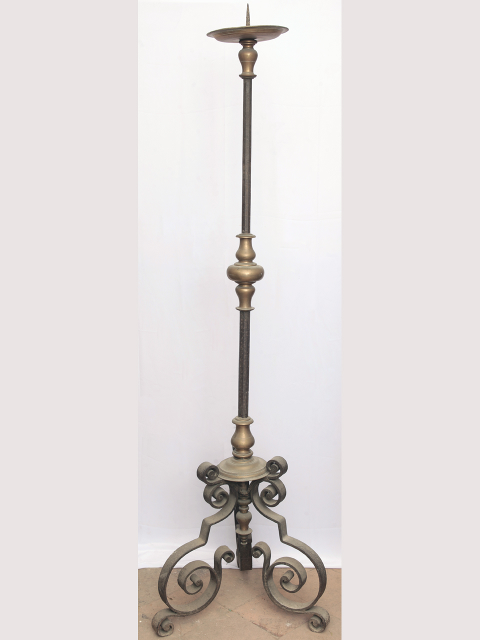 candelabro funebre, coppia - ambito lombardo (XVIII/ XIX)