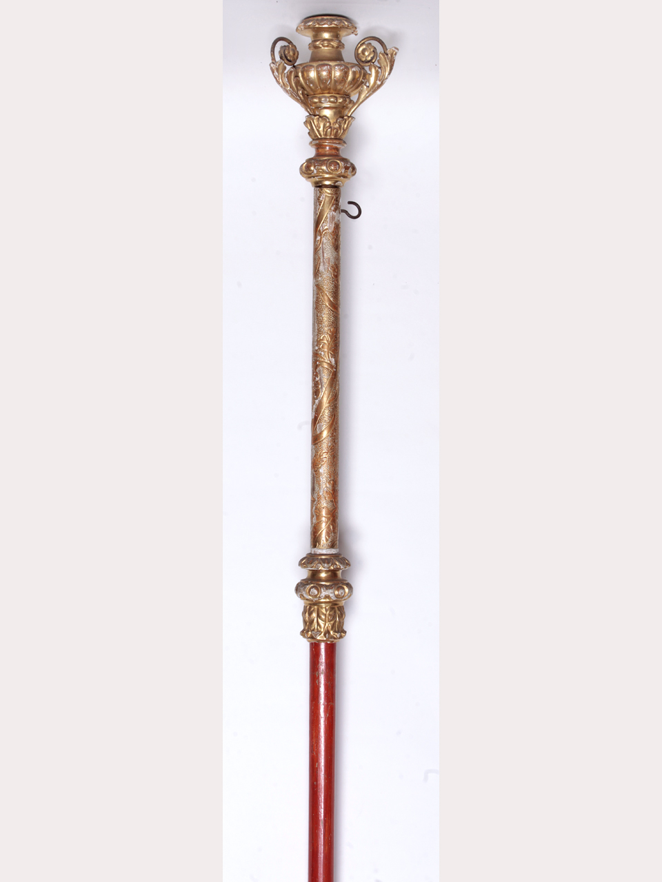 asta di baldacchino processionale, serie - ambito lombardo (prima metà XIX)