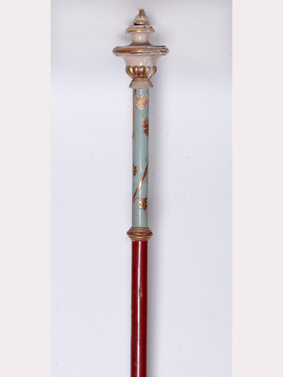 asta di baldacchino processionale, opera isolata - ambito lombardo (prima metà XIX)