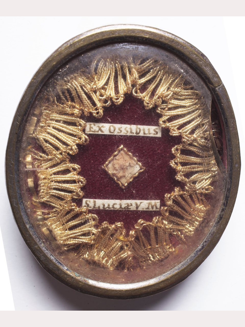 reliquiario a capsula, opera isolata - ambito lombardo (seconda metà XVIII)