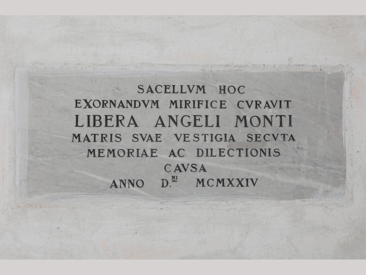 lapide commemorativa, opera isolata - ambito lombardo (XX)