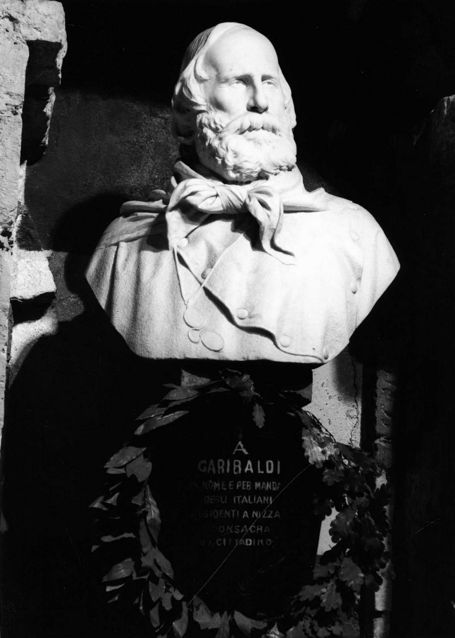 ritratto di Giuseppe Garibaldi (scultura) di Ximenes Ettore (attribuito) (seconda metà sec. XIX)