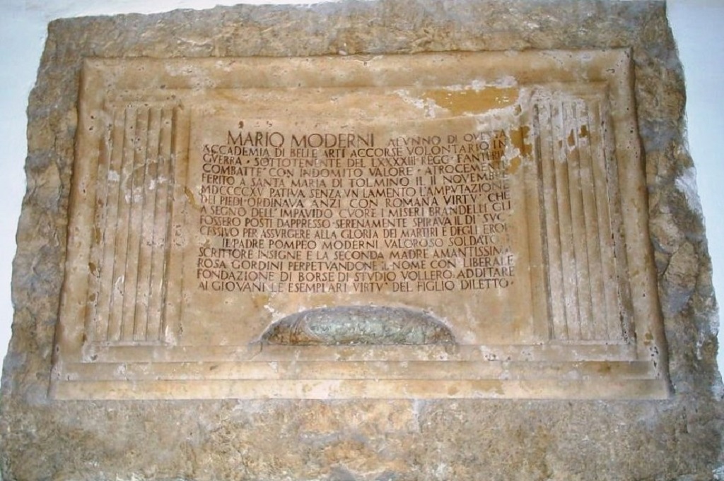 lapide commemorativa ai caduti - ambito romano (sec. XX)