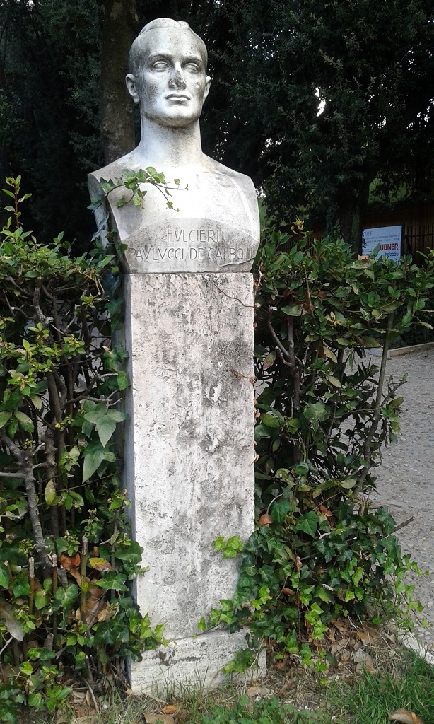 busto di Fulcieri Paulucci de' Calboli (monumento ai caduti - a basamento) - ambito romano (sec. XX)