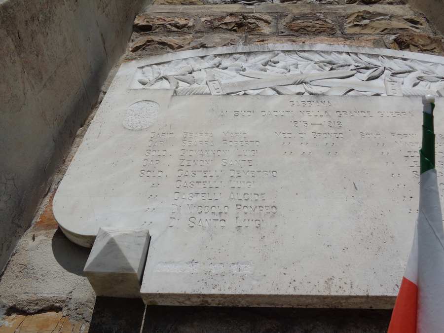 lapide commemorativa ai caduti - ambito toscano (prima metà Sec. XX)