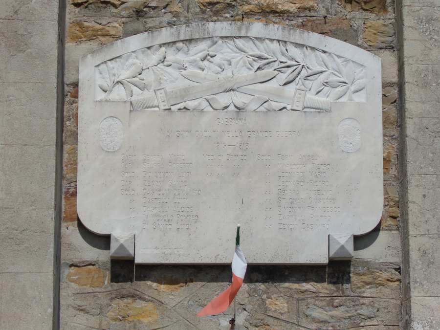 lapide commemorativa ai caduti - ambito toscano (prima metà Sec. XX)