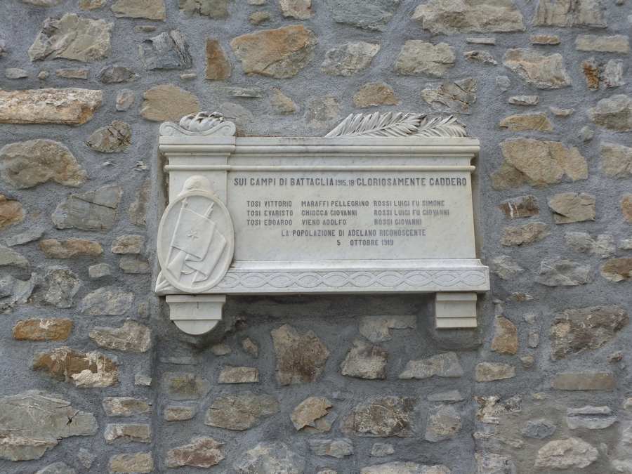 lapide commemorativa ai caduti - ambito toscano (Sec. XX)