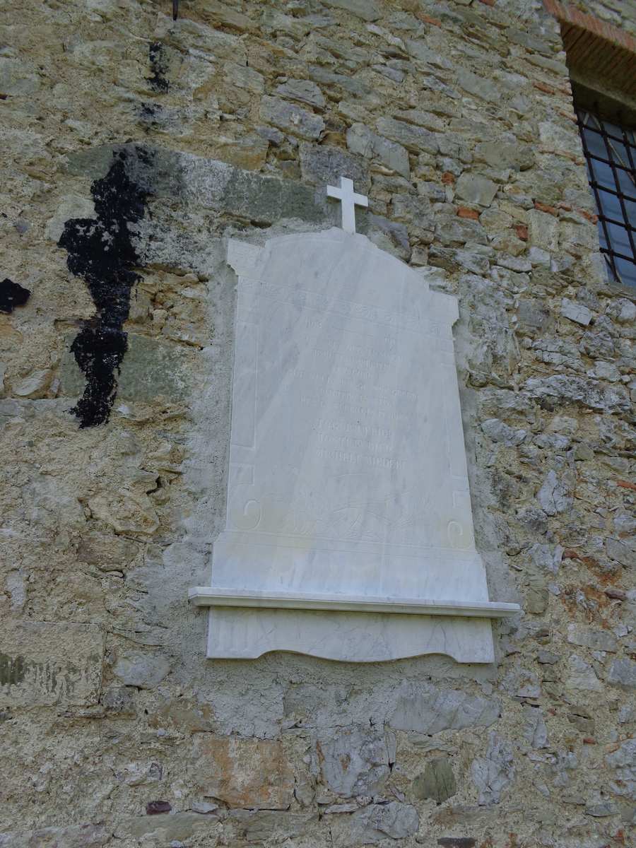 lapide commemorativa ai caduti - ambito toscano (Sec. XX)