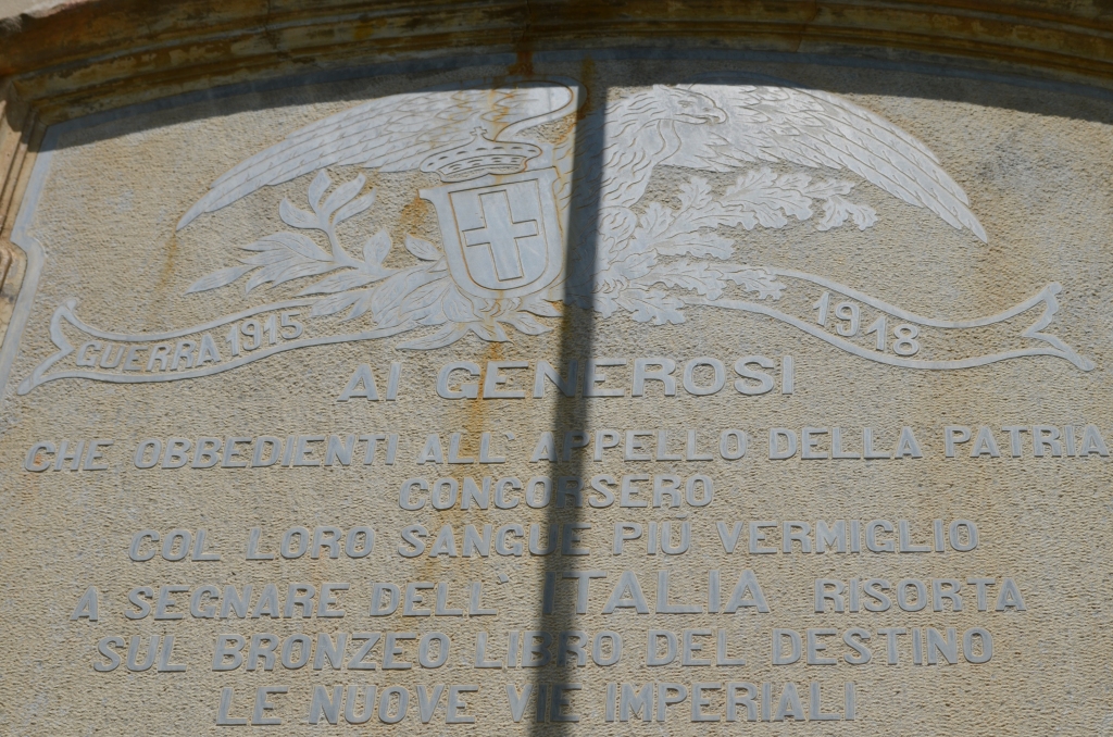 allegoria della Vittoria come aquila (lapide commemorativa ai caduti) - ambito calabrese (XX)