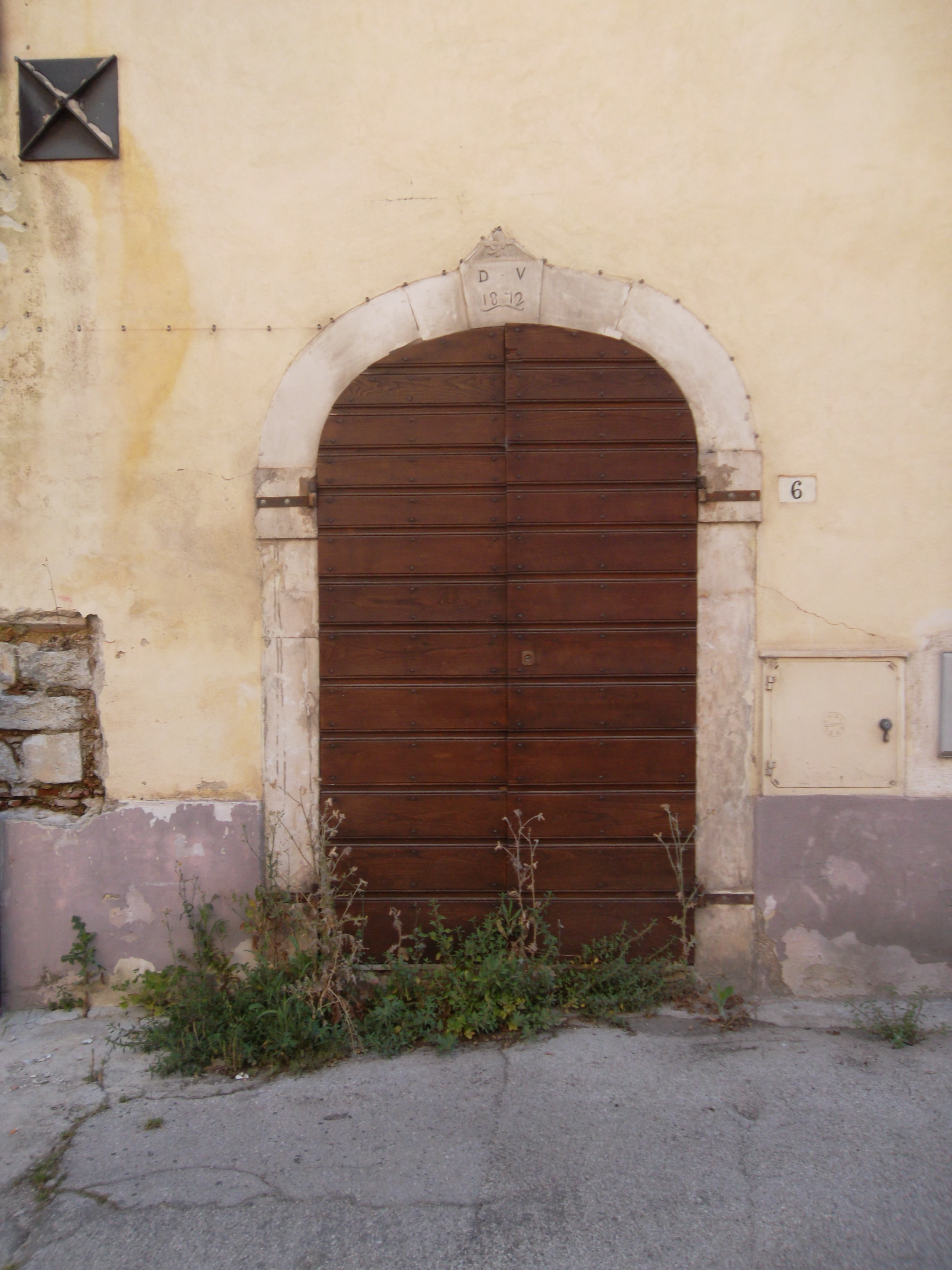 mostra di portale - ambito abruzzese (terzo quarto XIX)