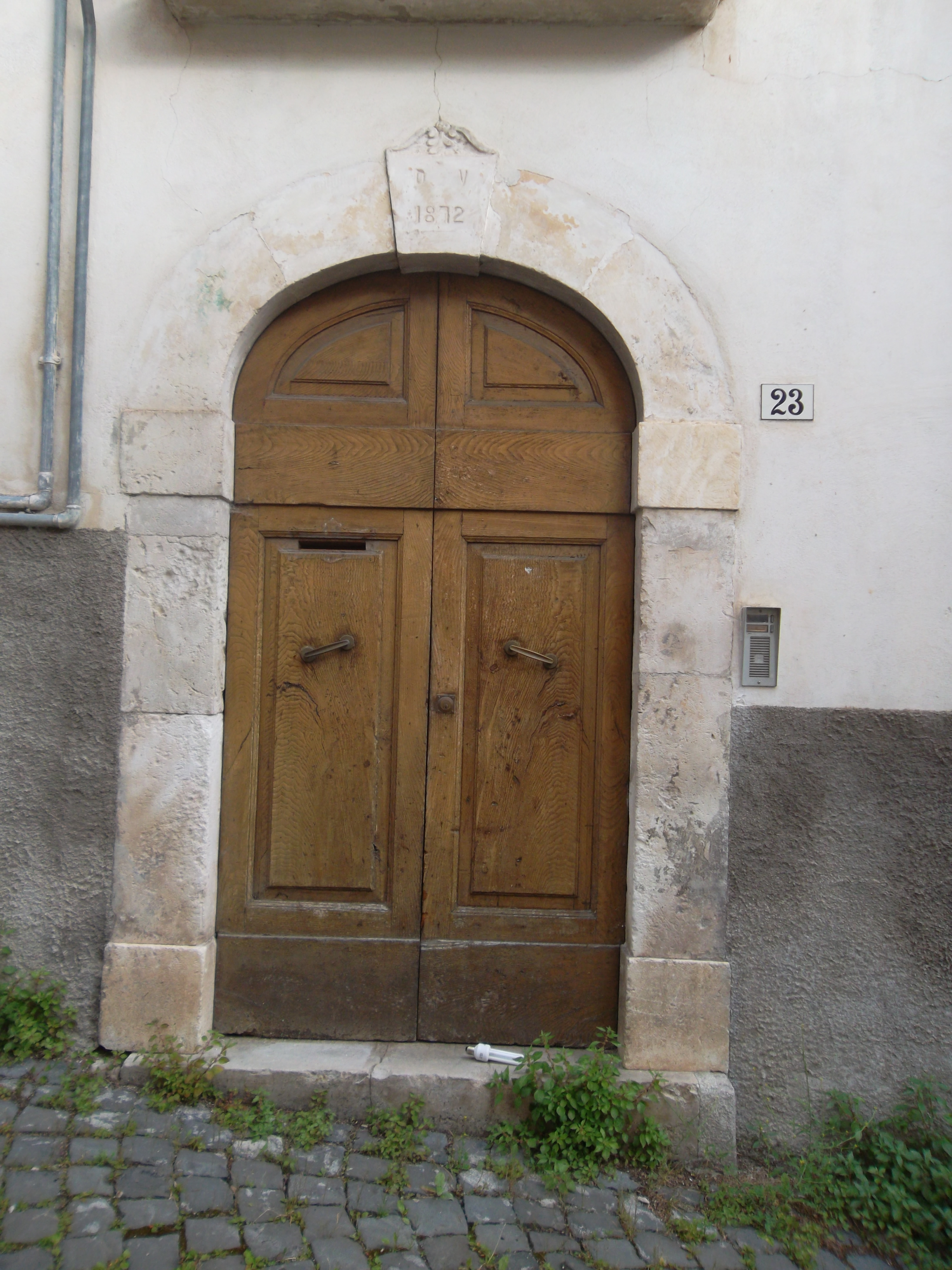 mostra di portale - ambito abruzzese (terzo quarto XIX)