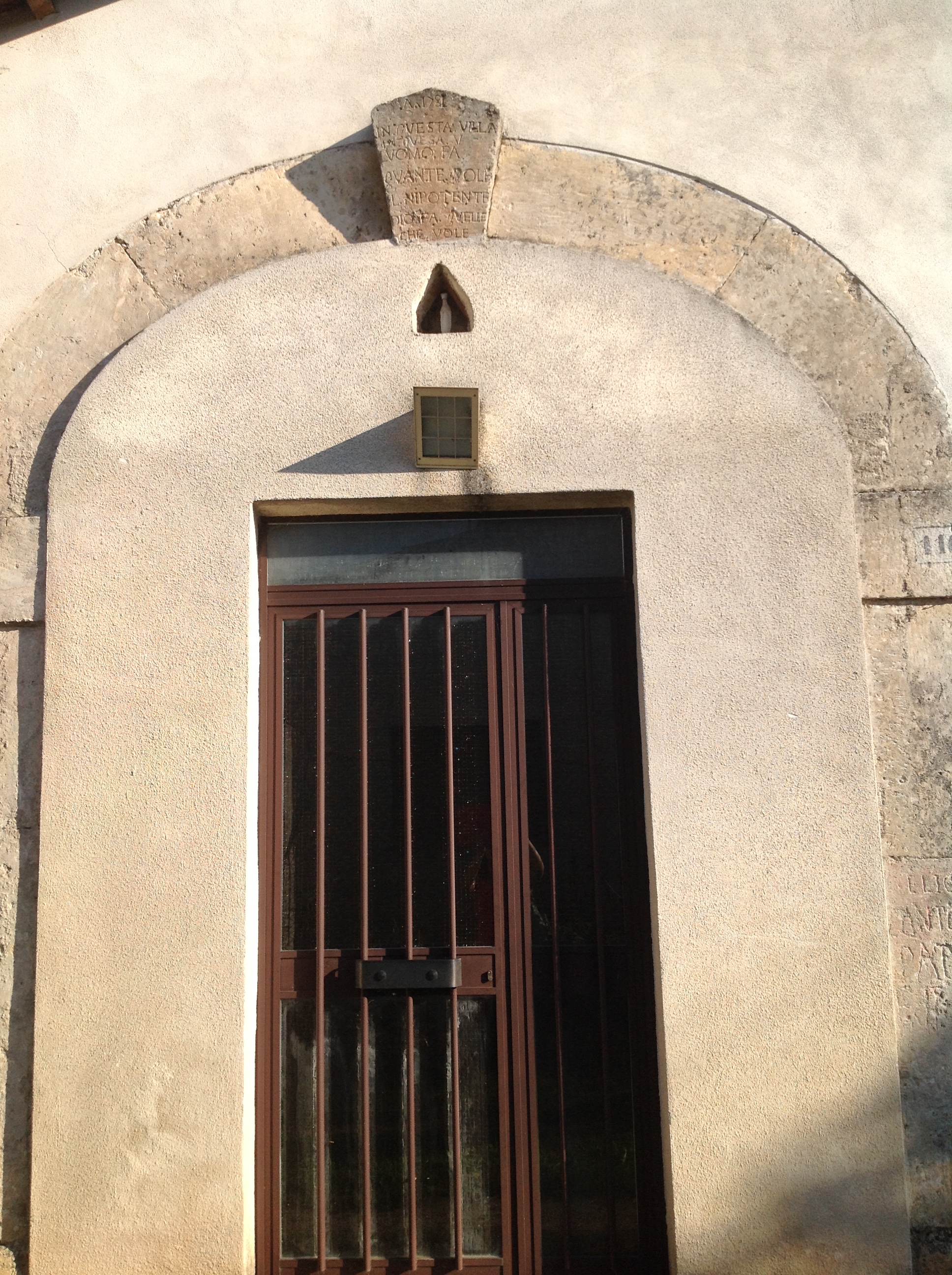 portale, opera isolata - ambito abruzzese (fine XVIII)