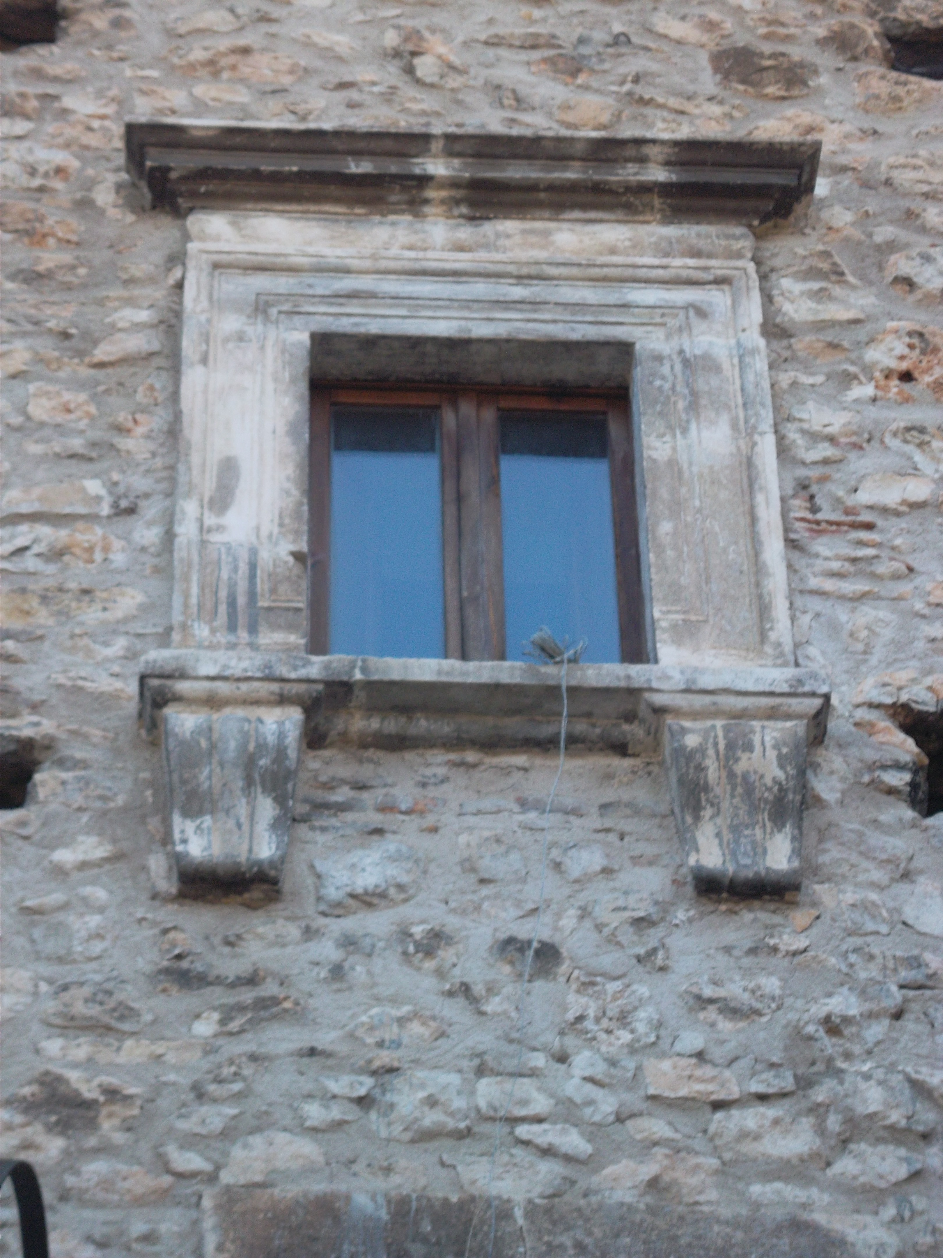 mostra di finestra - ambito abruzzese (XVI-XVII)