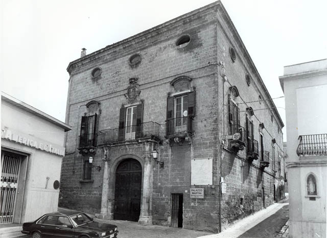 Martini - Carissimo, poi sede del Municipio (palazzo) - Oria (BR)  (XVIII, prima metà)