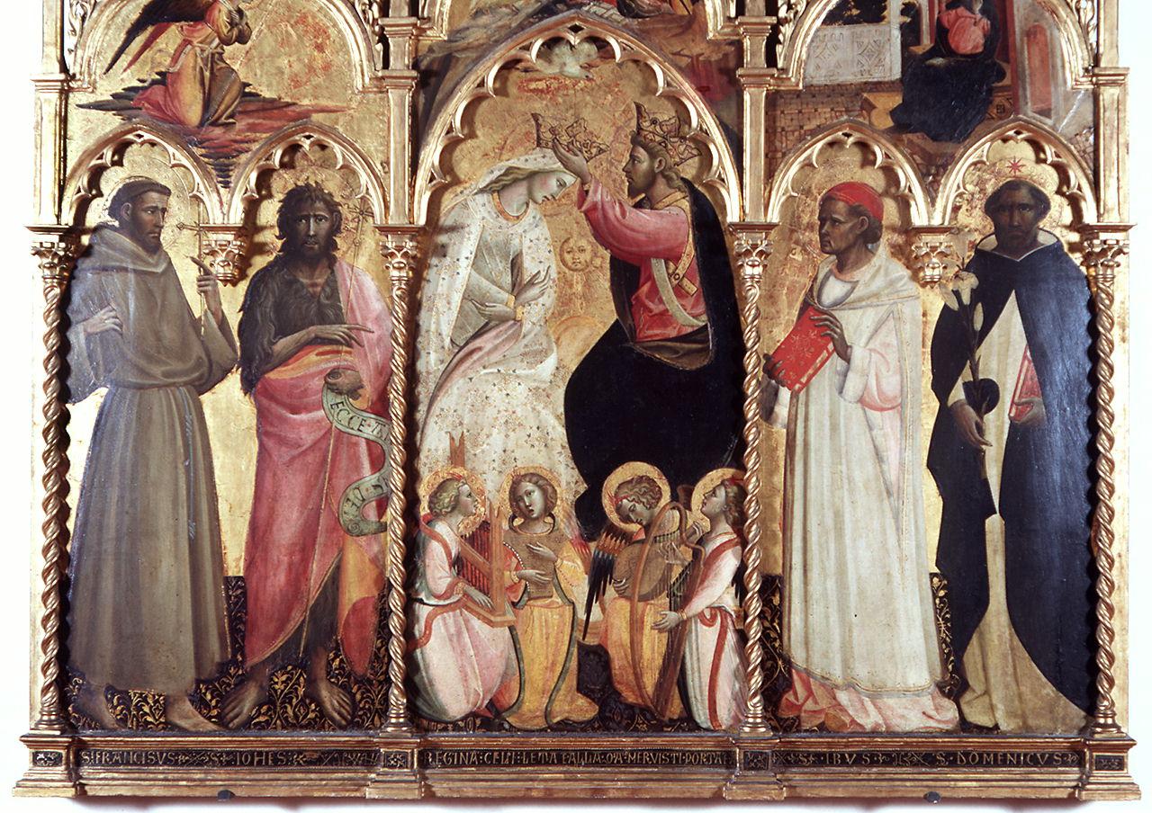 incoronazione di Maria Vergine tra Santi (trittico) di Giovanni dal Ponte (sec. XV)